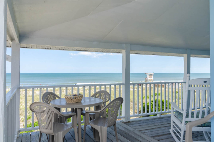 Experience beach living with ocean views from wraparound deck - Beach Vacation Rentals in Wrightsville Beach, North Carolina on Beachhouse.com
