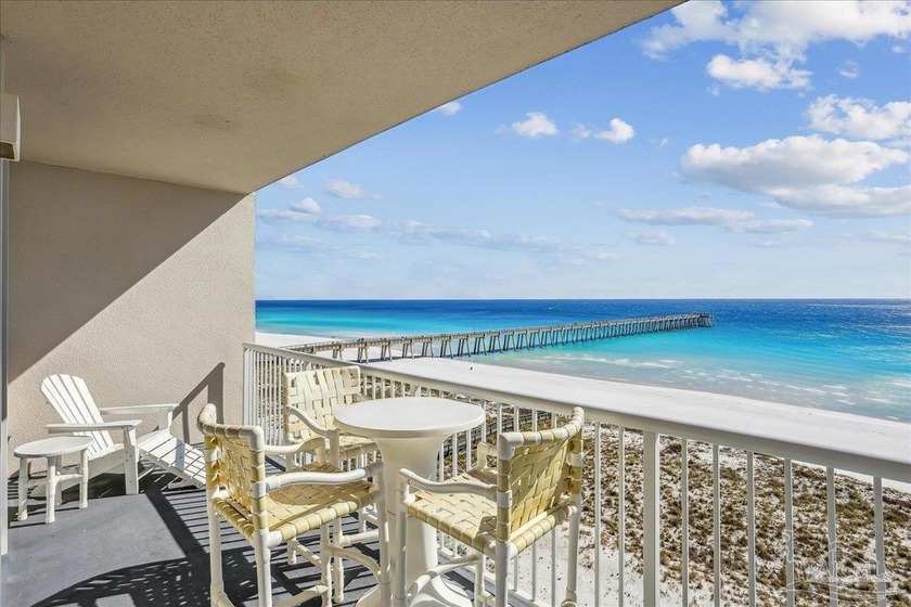 Experience breathtaking 7th-floor views of the Gulf and Navarre - Beach Condo for sale in Navarre Beach, Florida on Beachhouse.com