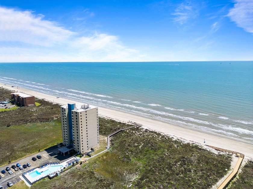 Exceptional Beachfront Living at Mustang Towers! Enjoy unmatched - Beach Condo for sale in Port Aransas, Texas on Beachhouse.com