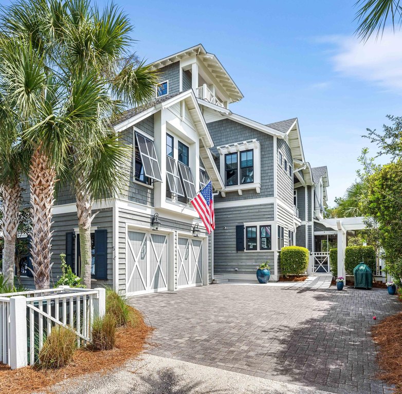 This gated coastal retreat in Watersound Beach is absolutely - Beach Home for sale in Inlet Beach, Florida on Beachhouse.com
