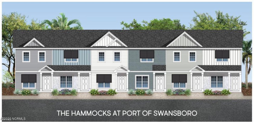 Introducing...  Hammocks  Port Swansboro!  Swansboro's premier - Beach Townhome/Townhouse for sale in Swansboro, North Carolina on Beachhouse.com