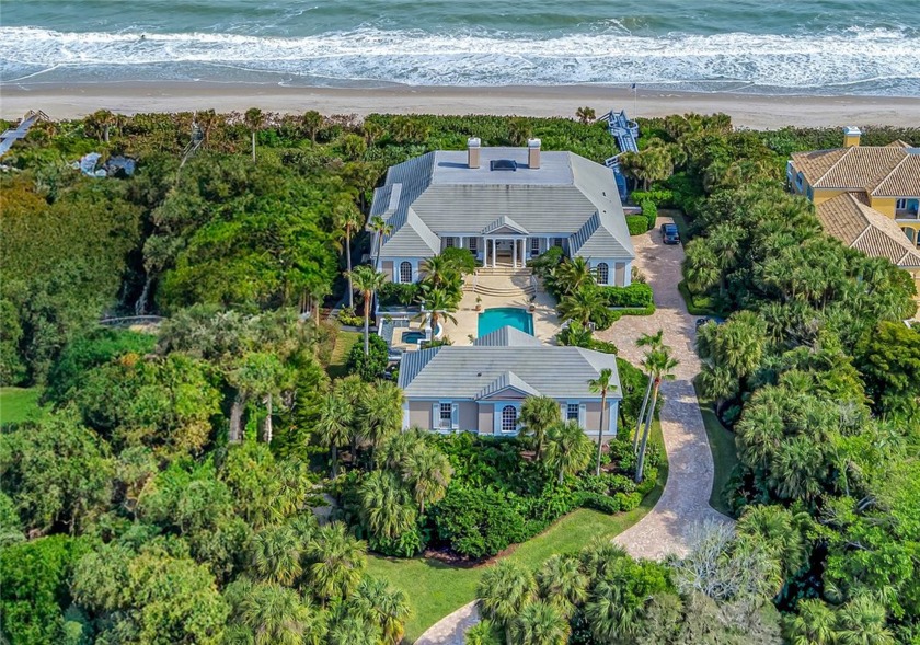 Oceanfront estate nestled within the exclusive community of - Beach Home for sale in Vero Beach, Florida on Beachhouse.com