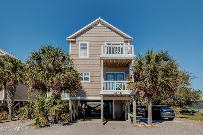 Fully furnished home with multiple decks & sunset views now - Beach Townhome/Townhouse for sale in Surf City, North Carolina on Beachhouse.com