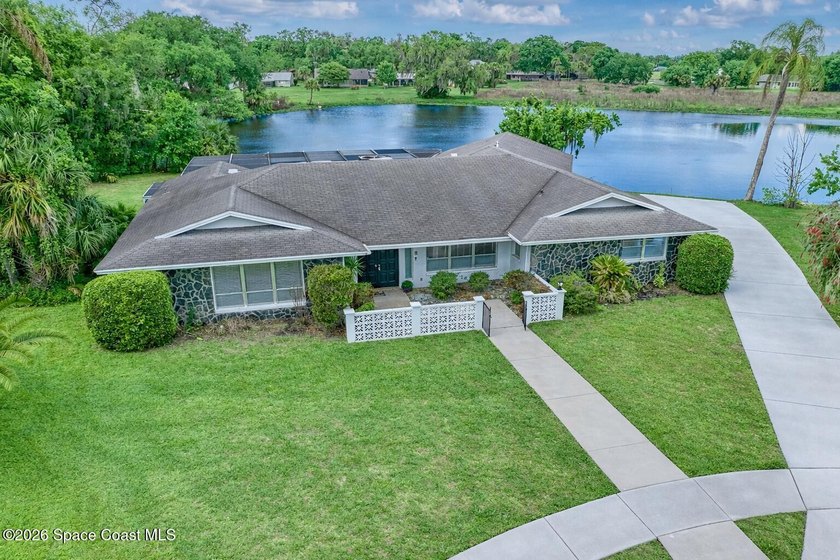 KICK OUT CLAUSE IN PLACE Lakefront living with your own private - Beach Home for sale in Titusville, Florida on Beachhouse.com