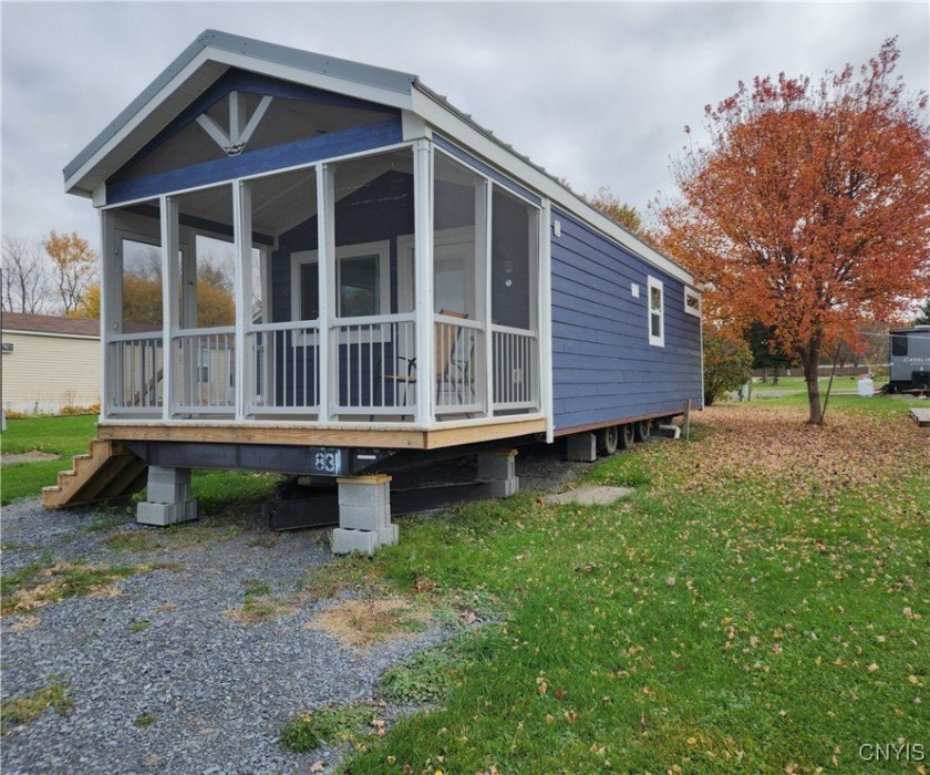 Experience this new, turnkey mobile lakeside retreat, located on - Beach Home for sale in Henderson, New York on Beachhouse.com