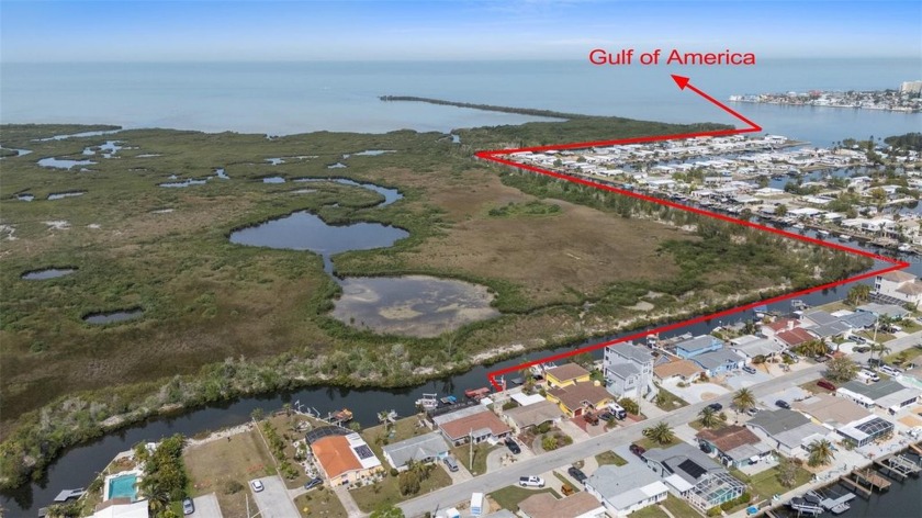 GULF FRONT WATERFRONT HOME. 2 possible 3 Bedroom, 1 1/2 Bath, 1 - Beach Home for sale in Hudson, Florida on Beachhouse.com