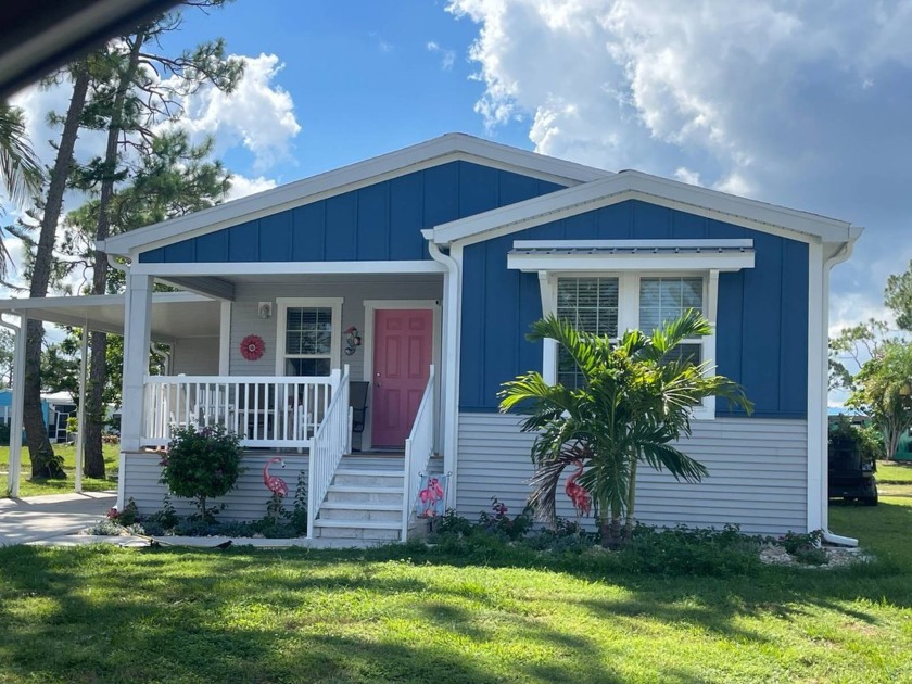 This lovely, 2015 manufactured 3-bedroom home, is an age 40+ and - Beach Home for sale in North Fort Myers, Florida on Beachhouse.com