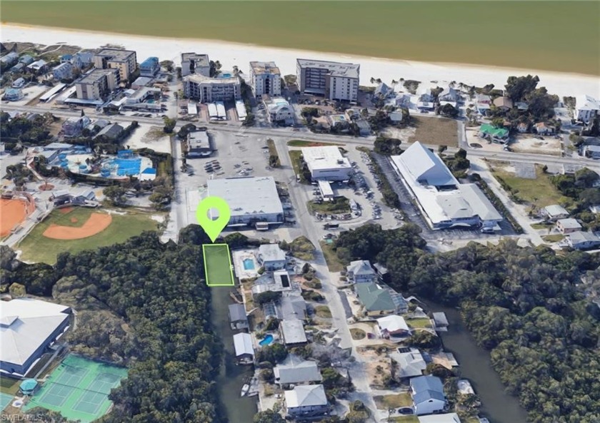 Submerged Land located at the end of the canal of Tropical Shore - Beach Lot for sale in Fort Myers Beach, Florida on Beachhouse.com