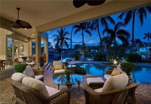 Tranquil bay views and no bridge access to the Gulf await in - Beach Home for sale in Naples, Florida on Beachhouse.com