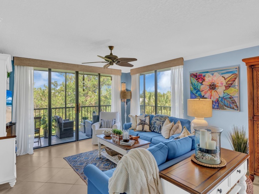 Beautiful remodeled end unit that offers tranquil views of the - Beach Home for sale in North Hutchinson Island, Florida on Beachhouse.com