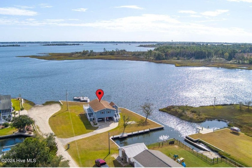 On a peninsula, in a protected bay, overlooking the ICW is where - Beach Home for sale in Newport, North Carolina on Beachhouse.com