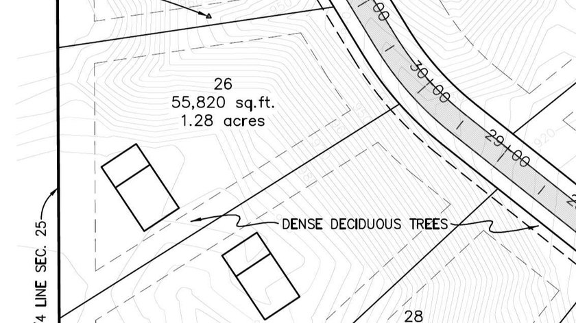 Lot 26 of Harbor Ridge consists of 1.34 acres of hardwood forest - Beach Lot for sale in Harbor Springs, Michigan on Beachhouse.com