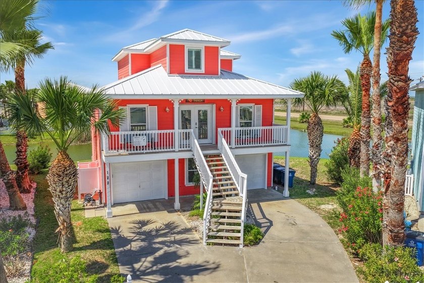 Enjoy gorgeous sunset views from the back deck of this four - Beach Home for sale in Port Aransas, Texas on Beachhouse.com