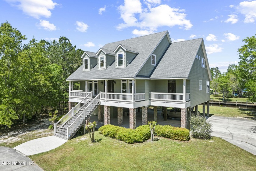 This estate size waterfront property is move in ready.  Custom - Beach Home for sale in Bay Saint Louis, Mississippi on Beachhouse.com