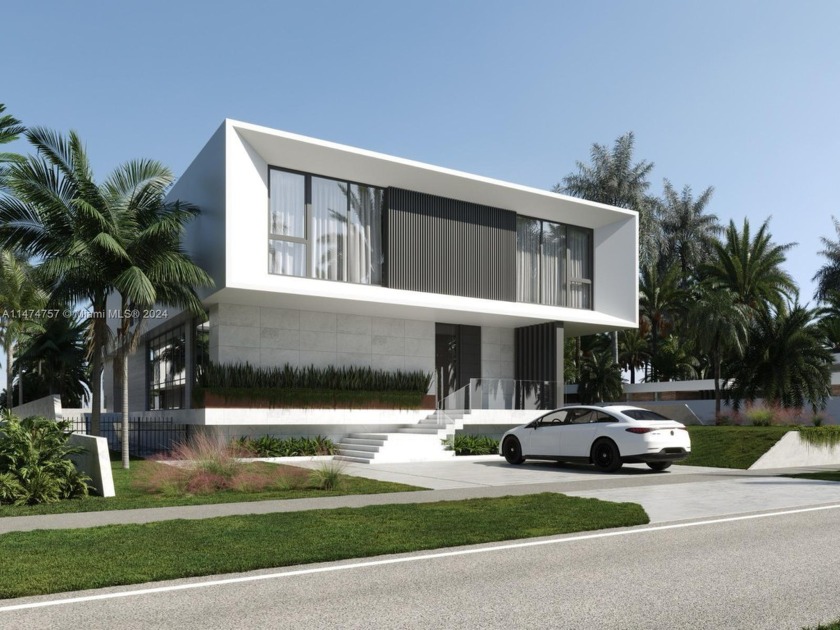Approved Architectural plans to build  very Modern high-tech - Beach Lot for sale in Miami Shores, Florida on Beachhouse.com