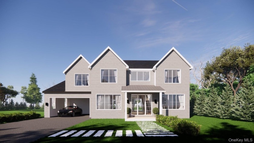 This handsome 5900 square foot new Transitional home is one of - Beach Home for sale in Southampton, New York on Beachhouse.com