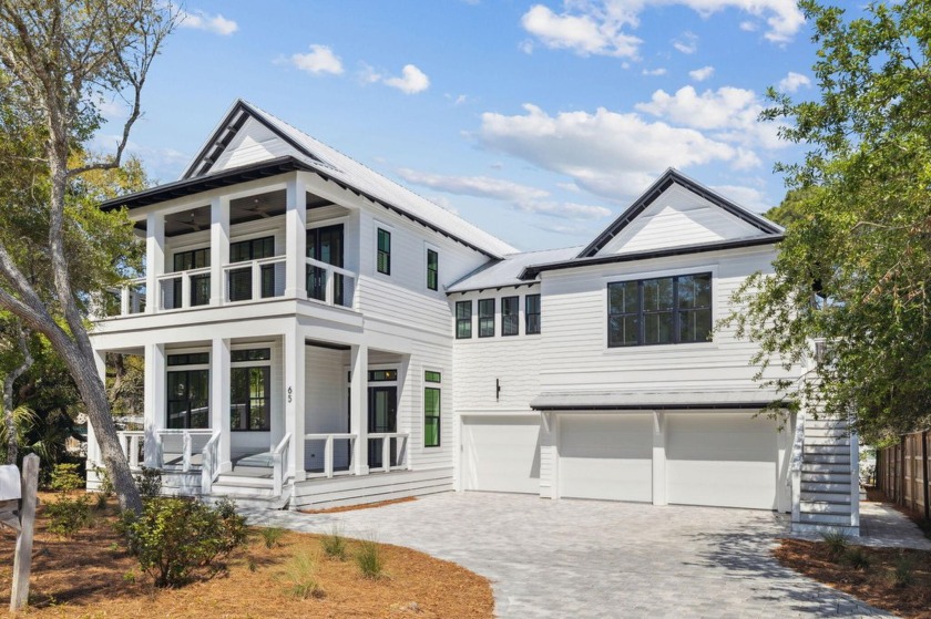 Welcome to 65 S Gulf Drive, a stunning new construction beach - Beach Home for sale in Santa Rosa Beach, Florida on Beachhouse.com
