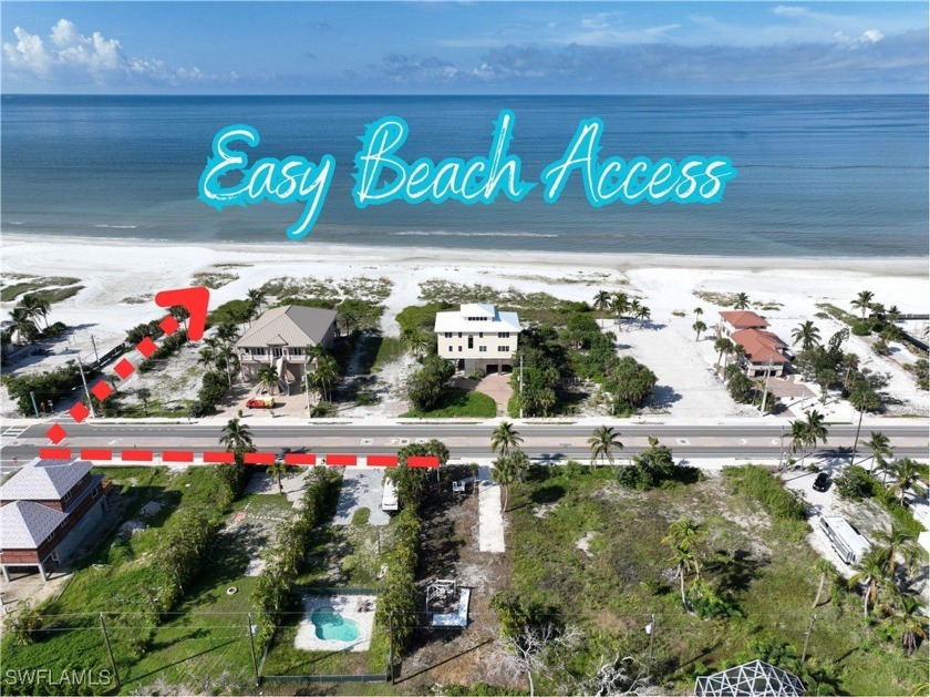 Iconic Vacant Lot - known as *Stairway to Heaven* on social - Beach Lot for sale in Fort Myers Beach, Florida on Beachhouse.com