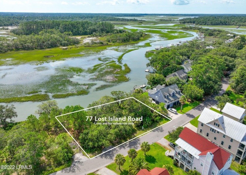 Tidal creek lot in the desirable Lost Island neighborhood with - Beach Lot for sale in Beaufort, South Carolina on Beachhouse.com