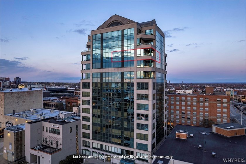 Perched high on the 12th floor, this exceptional 2 bedroom, 2.5 - Beach Condo for sale in Buffalo, New York on Beachhouse.com