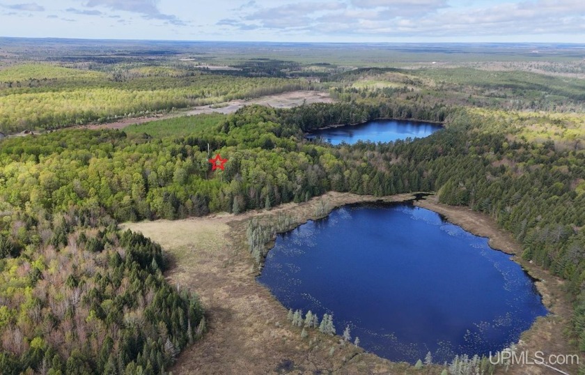 10 acres of heavily wooded land overlooking Little Burns Lake - Beach Acreage for sale in L Anse, Michigan on Beachhouse.com