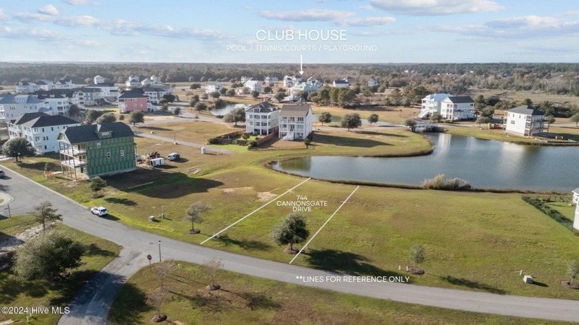 Gorgeous, fully cleared, second row lot in Cannonsgate! Build - Beach Lot for sale in Newport, North Carolina on Beachhouse.com