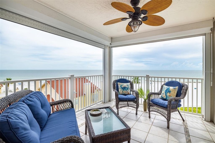 BEACH FRONT CORNER PENTHOUSE.  Updated with open floor plan and - Beach Condo for sale in Redington Shores, Florida on Beachhouse.com