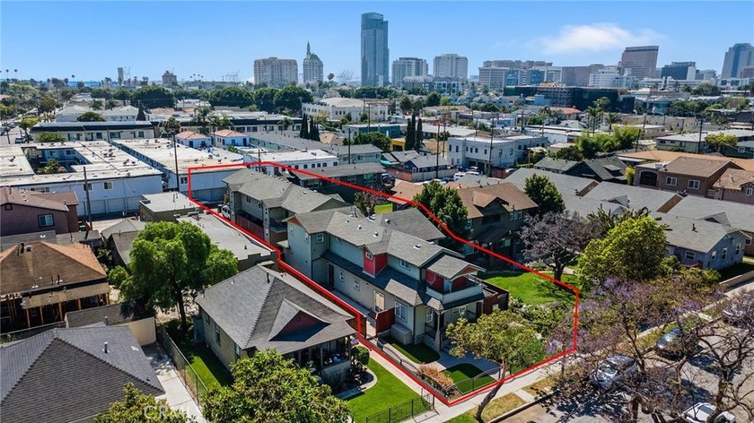 Located at 1050 E 5th St in Long Beach, this rebuilt triplex - Beach Home for sale in Long Beach, California on Beachhouse.com