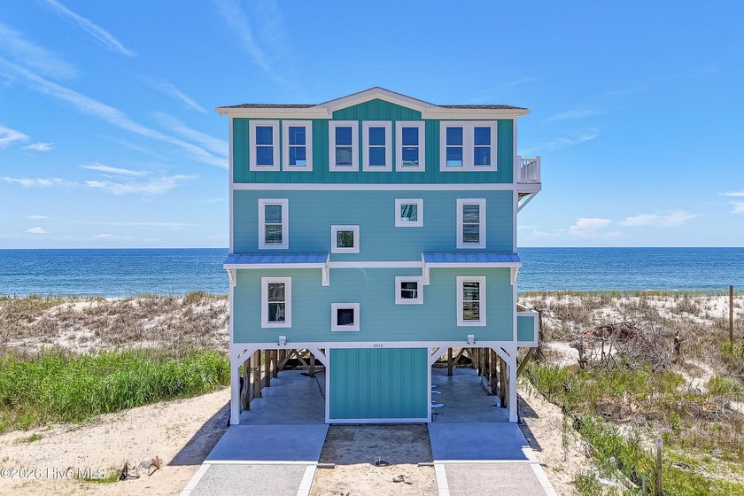 Luxury coastal style! This newly constructed oceanfront home - Beach Home for sale in Oak Island, North Carolina on Beachhouse.com