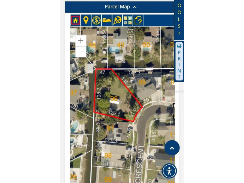 Build your dream home on this prime waterfront homesite in Blue - Beach Lot for sale in Palm Harbor, Florida on Beachhouse.com