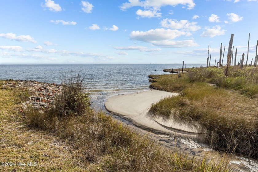 Core Sound waterfront with your own sandy beach and canal! A - Beach Acreage for sale in Davis, North Carolina on Beachhouse.com