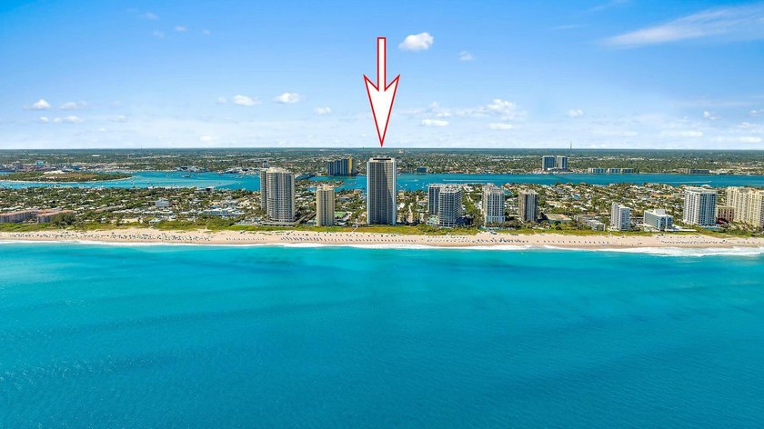 Oceanfront views with wide balcony featuring impact glass - Beach Condo for sale in Singer Island, Florida on Beachhouse.com
