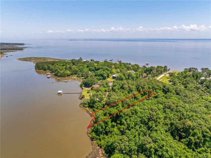 Embrace the allure of waterfront living on Mobile Bay with this - Beach Lot for sale in Coden, Alabama on Beachhouse.com