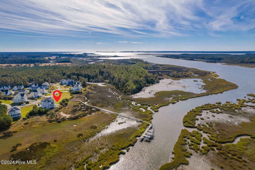 Beautiful water view building lot that includes a  boat slip, in - Beach Lot for sale in Beaufort, North Carolina on Beachhouse.com