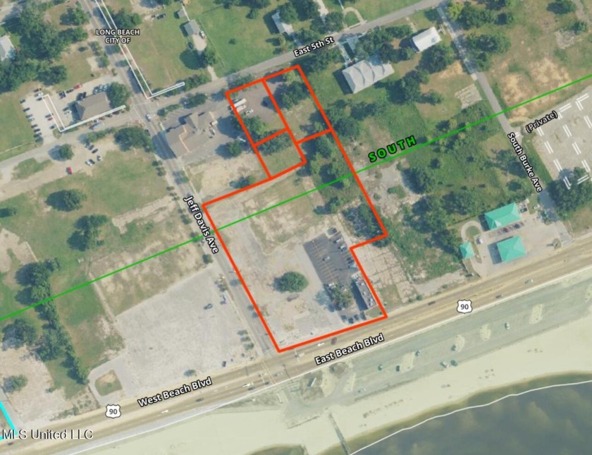 PRIME LOCATION CORNER OF HWY 90 AND JEFF DAVIS AVE IN LONG BEACH - Beach Commercial for sale in Long Beach, Mississippi on Beachhouse.com
