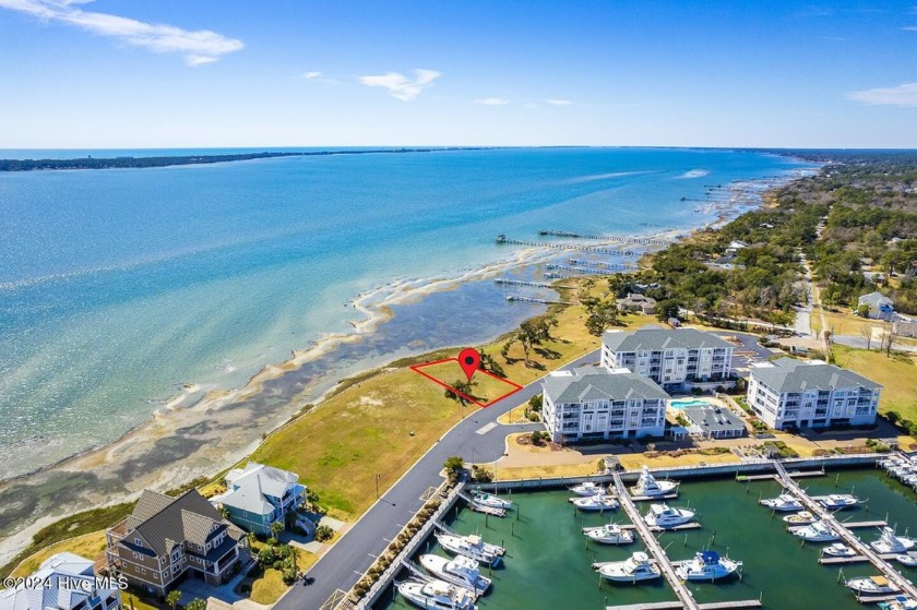 Soundfront lot with a 70' boat slip! This lot is located facing - Beach Lot for sale in Morehead City, North Carolina on Beachhouse.com