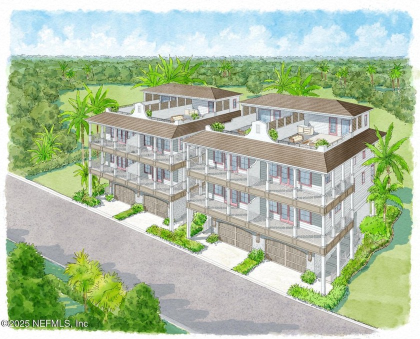 Oceanfront GATED living at its finest! Welcome to the Colonia - Beach Townhome/Townhouse for sale in St Augustine, Florida on Beachhouse.com