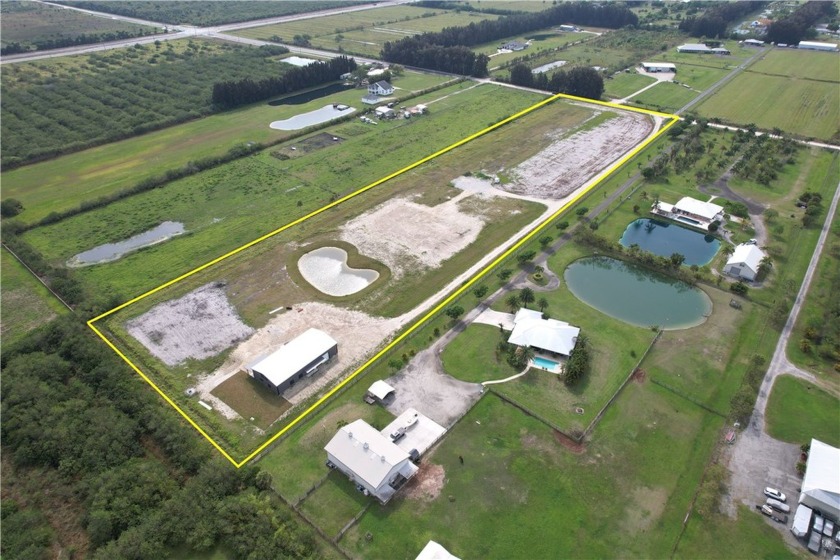 This sprawling 10-acre property with 3,600 sq foot metal - Beach Acreage for sale in Vero Beach, Florida on Beachhouse.com