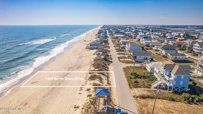 Fabulous oceanfront opportunity to own a 0.16-acre oceanfront - Beach Lot for sale in Surf City, North Carolina on Beachhouse.com