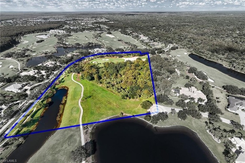 RARE BUILDABLE LOT - WATER ON TWO SIDES - GOLF COURSE VIEWS - - Beach Lot for sale in Naples, Florida on Beachhouse.com
