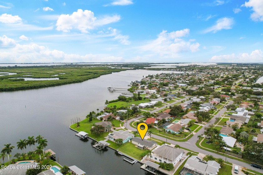 Incredible views of Sykes Creek on one of the widest canal home - Beach Home for sale in Merritt Island, Florida on Beachhouse.com