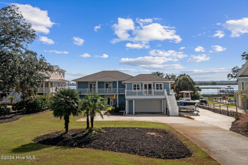 Welcome to your dream home--an exquisite Intercoastal Waterway - Beach Home for sale in Sunset Beach, North Carolina on Beachhouse.com