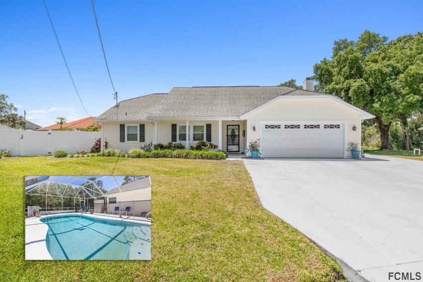 Welcome home! This 4 bedroom, 2 bathroom home with a private - Beach Home for sale in Palm Coast, Florida on Beachhouse.com