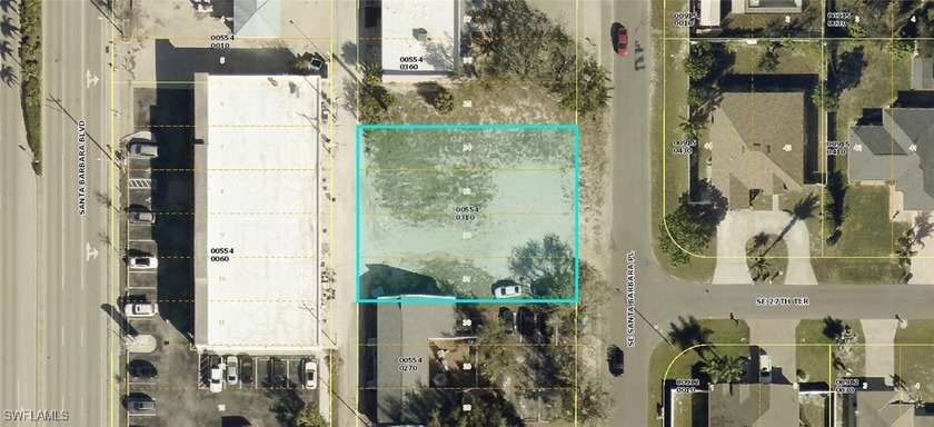 Commercial lot 12,500 sf centrally located just off of Santa - Beach Commercial for sale in Cape Coral, Florida on Beachhouse.com