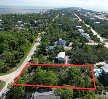 Just a 8 minute walk to the beautiful emerald gulf coast beach - Beach Lot for sale in Eastpoint, Florida on Beachhouse.com