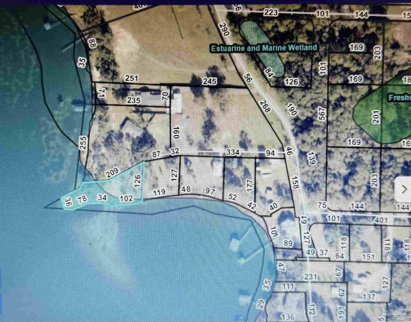 This 0.432-acre property is nestled in a private setting - Beach Lot for sale in Milton, Florida on Beachhouse.com