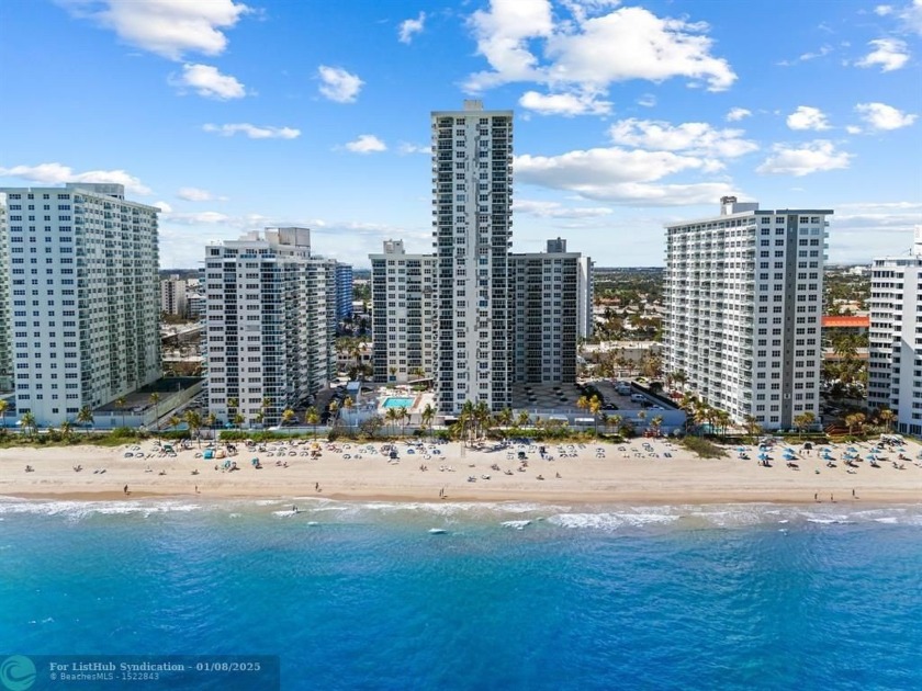 Enjoy direct ocean views from the open-concept living and dining - Beach Condo for sale in Fort Lauderdale, Florida on Beachhouse.com