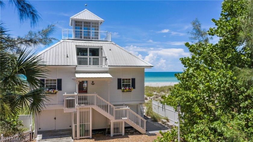 Private Island Direct Beach Front Home on 100' of wide silky - Beach Home for sale in Placida, Florida on Beachhouse.com