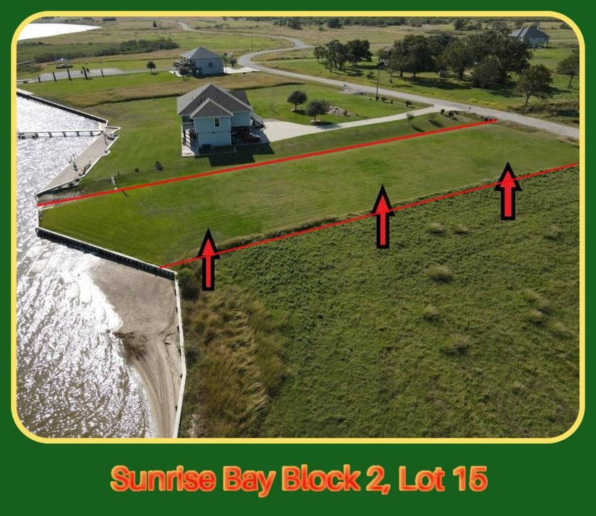 Beautiful waterfront lot with 65' +/- of bay frontage. Great - Beach Lot for sale in Port Lavaca, Texas on Beachhouse.com