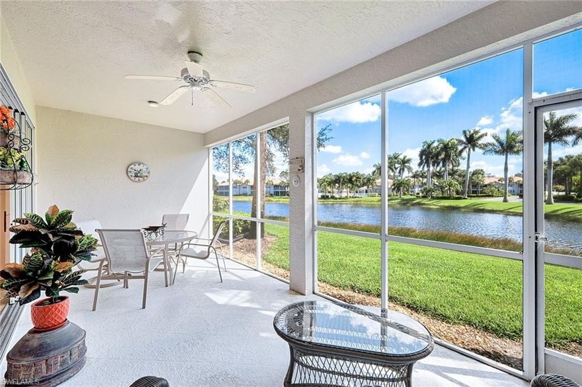 Wake to soft morning light on the expansive screened lanai - Beach Condo for sale in Bonita Springs, Florida on Beachhouse.com